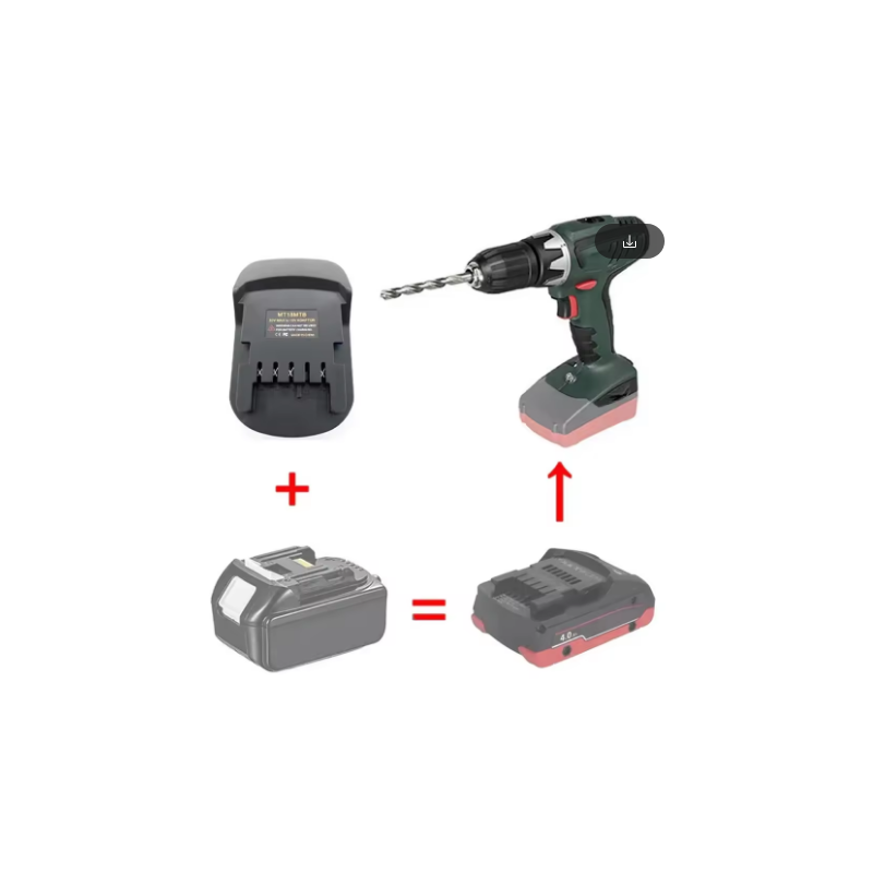 Makita – Metabo akumuliatoriaus adapteris Makita – Metabo akumuliatoriaus adapteris