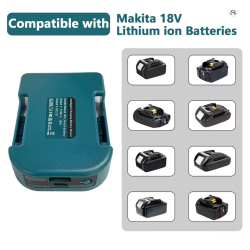 Makita powerbank – adapteris, su USB ir type‑C jungtimis, greitas įkrovimas