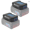 Bosch powerbank – USB ir Type‑C adapteris 18 V ličio baterijai, greitas įkrovimas