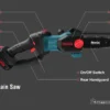 Ronix 8600 – pjūklo dalių schema