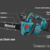 Ronix 8651 – pjūklo dalių schema