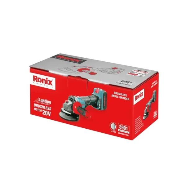 Ronix 8901 – šlifuoklio pakuotė