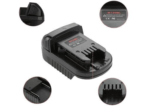 Milwaukee - Makita akumuliatoriaus adapteris