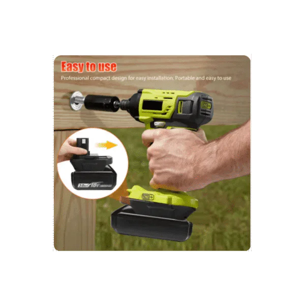 Ryobi One+ 18V - Makita 18V LXT akumuliatoriaus adapteris