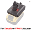 Dyson V6/V7/V8 - Dewalt 18V/20V, Milwaukee M18 ir Makita 18V LXT adapteris