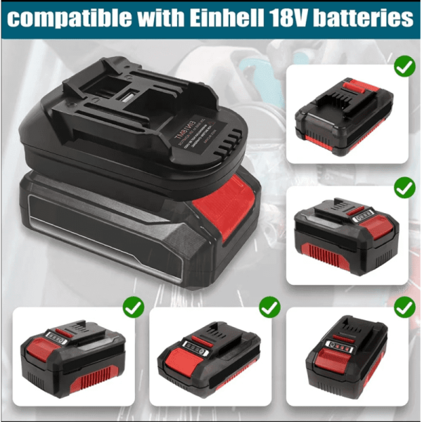 makita-einhell-adapteris1 Makita 18V LXT - Einhell 18V akumuliatoriaus adapteris