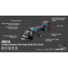 Ronix 8901 – 20V bešepetėlis kampinis šlifuoklis (115 mm)