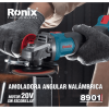Ronix 8901 – 20V bešepetėlis kampinis šlifuoklis (115 mm)