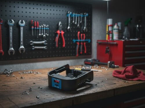 Bosch powerbank – USB ir Type‑C adapteris 18 V ličio baterijai, greitas įkrovimas+