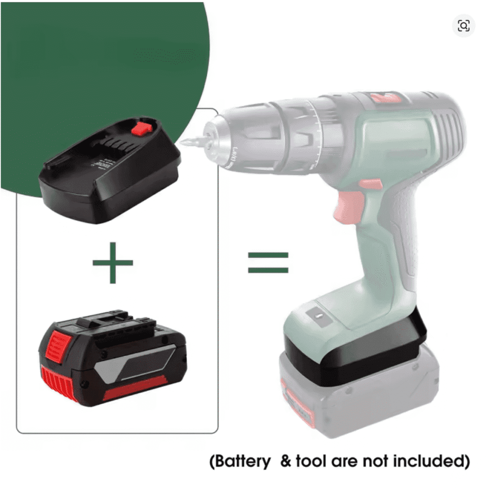 Bosch Green PBA 18V - Bosch Blue GBA 18V akumuliatoriaus adapteris