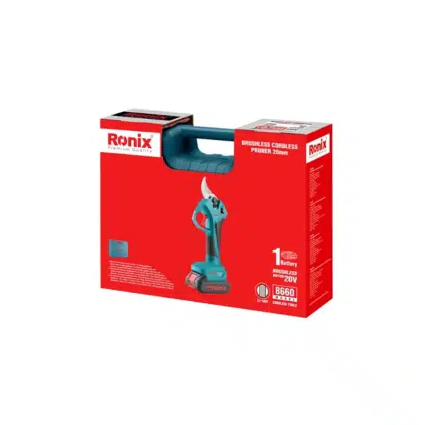 ronix 8660 sekatorius Ronix 8660 20V - Akumuliatorinis sekatorius – šakų genėtuvas