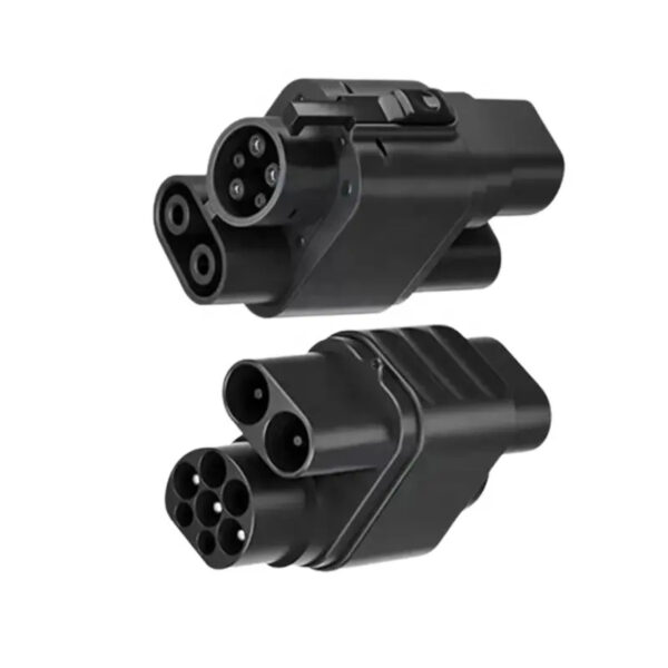 ccs2ccs1adapteris3 AC+DC CCS2 į CCS1 adapteris elektromobiliams (Europos į JAV standartą)