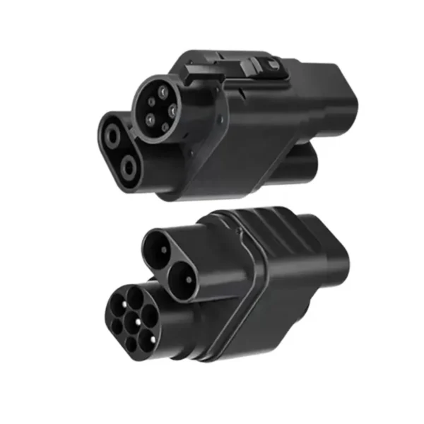 AC+DC CCS2 į CCS1 adapteris elektromobiliams (Europos į JAV standartą)