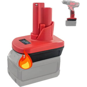 Milwaukee M12 - Dewalt 18V/20V & Milwaukee M18 akumuliatoriaus adapteris
