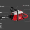 Ronix 4635 – pjūklo dalių schema