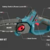 Ronix 8107K – pjūklo dalių schema
