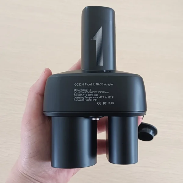 CCS2 į NACS adapteris Tesla Model 3/Y/S/X iki 250kW