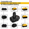 Powuse2-in-1MilwaukeeDeWalt20VtoDeWalt12V14.4VNi-MHBatteryAdapter_10.jpg Dewalt 12V - Dewalt 18V/20V & Milwaukee M18 akumuliatoriaus adapteris