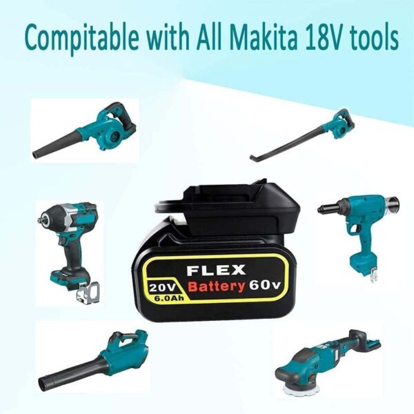 Makita 18V LXT - Black+Decker 18V/20V akumuliatoriaus adapteris