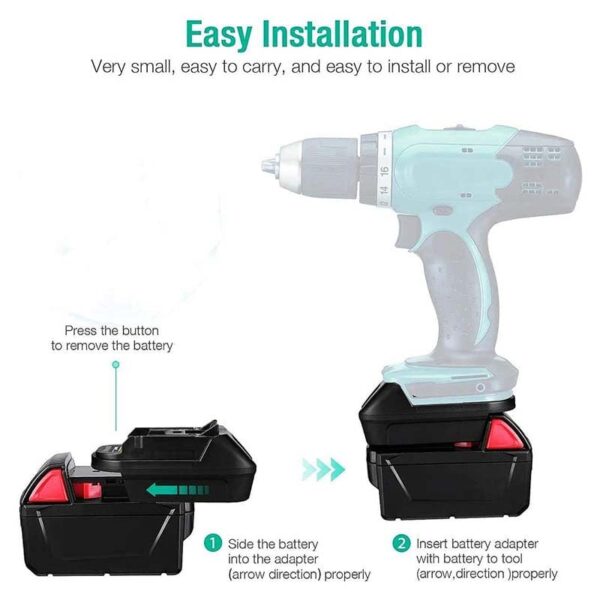 Makita 18V LXT - Black+Decker 18V/20V akumuliatoriaus adapteris