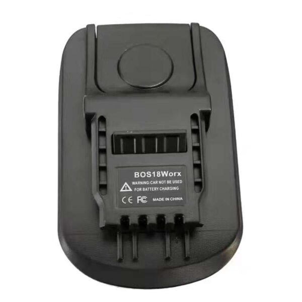 PowuseBoschToWorx4PINBatteryAdapter_2.jpg Worx 20V - Bosch Blue GBA 18V akumuliatoriaus adapteris