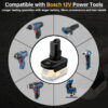 PowuseDeWaltMilwaukee18VtoBosch12VBatteryAdapter_5.jpg Bosch 12V - Dewalt 18V/20V & Milwaukee M18 akumuliatoriaus adapteris