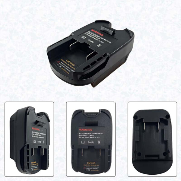 PowuseDewaltMilwaukeeToRidgidAEGBatteryAdapter_15.jpg AEG 18V - Dewalt 18V/20V & Milwaukee M18 akumuliatoriaus adapteris