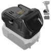Hitachi/Hikoki 18V - Dewalt 18V/20V & Milwaukee M18 akumuliatoriaus adapteris