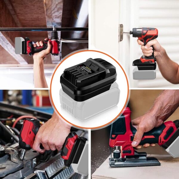 Skil 20V - Milwaukee M18 akumuliatoriaus adapteris