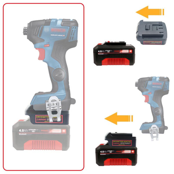 PowuseEinhellToBoschBatteryAdapter_3.jpg Bosch Blue GBA 18V - Einhell 18V akumuliatoriaus adapteris