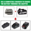 Bosch Blue GBA 18V - Hitachi/Hikoki 18V akumuliatoriaus adapteris