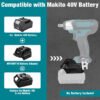 Makita 18V LXT - Makita XGT 40V akumuliatoriaus adapteris