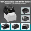 Makita 18V LXT - Makita XGT 40V akumuliatoriaus adapteris