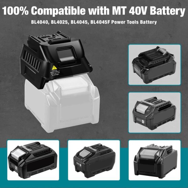 Makita 18V LXT - Makita XGT 40V akumuliatoriaus adapteris