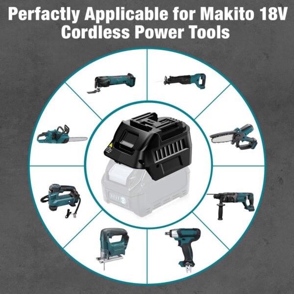 Makita 18V LXT - Makita XGT 40V akumuliatoriaus adapteris
