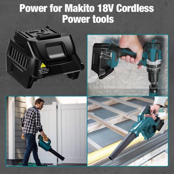 Makita 18V LXT - Makita XGT 40V akumuliatoriaus adapteris