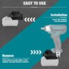 Makita 18V LXT - Makita XGT 40V akumuliatoriaus adapteris