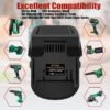 Hitachi/Hikoki 18V - Makita 18V LXT akumuliatoriaus adapteris