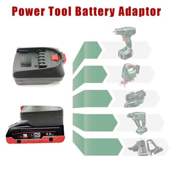 PowuseMetaboToBoschPBABatteryAdapter_1.jpg Bosch Green PBA 18V - Metabo 18V akumuliatoriaus adapteris