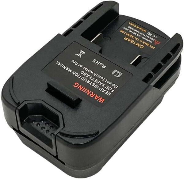 PowuseMilwaukeeDewaltToRidgidAEGBatteryAdapter_1.jpg AEG 18V - Dewalt 18V/20V & Milwaukee M18 akumuliatoriaus adapteris