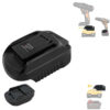 PowuseMilwaukeeDewalttoWorx6PINBatteryAdapter_1.jpg Worx 20V - Dewalt 18V/20V akumuliatoriaus adapteris