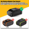 PowuseMilwaukeeDewalttoWorx6PINBatteryAdapter_6.jpg Worx 20V - Dewalt 18V/20V akumuliatoriaus adapteris