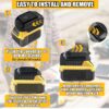 PowuseMilwaukeeDewalttoWorx6PINBatteryAdapter_8.jpg Worx 20V - Dewalt 18V/20V akumuliatoriaus adapteris