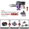 Dyson V6/V7/V8 - Milwaukee M18 akumuliatoriaus adapteris