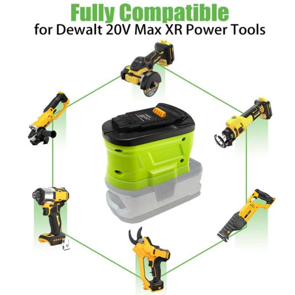 PowuseRyobitoDewaltBatteryAdapter_9.jpg Dewalt 18V/20V - Ryobi One+ 18V akumuliatoriaus adapteris