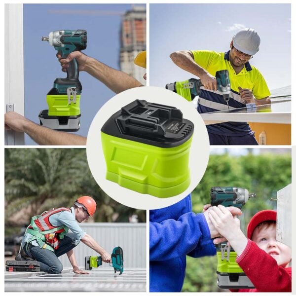 Makita 18V LXT - Ryobi One+ 18V akumuliatoriaus adapteris