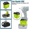 Makita 18V LXT - Ryobi One+ 18V akumuliatoriaus adapteris