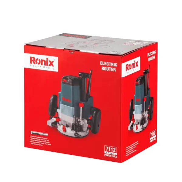 Elektrinė freza Ronix 7112 – 1850 W, 6–12 mm įvorės