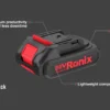 Ronix 8690 akumuliatorius 20 V, 2.0 Ah