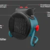 Ronix 1191 elektrinis šildytuvas 3000 W